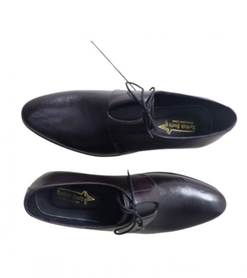 Dark brown laceup formal shoe - For Men