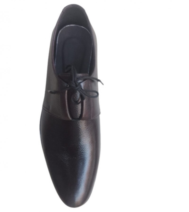 Dark brown laceup formal shoe - For Men