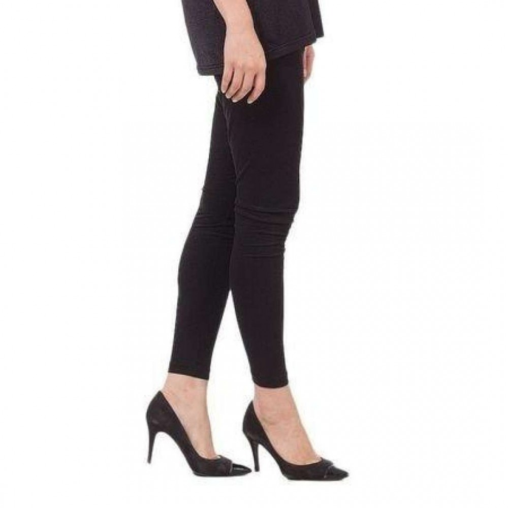 Black Cotton Tights For Women