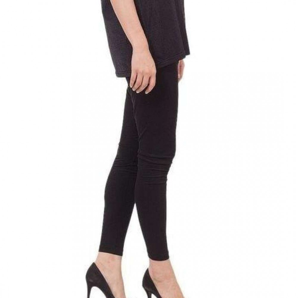 Black Cotton Tights For Women