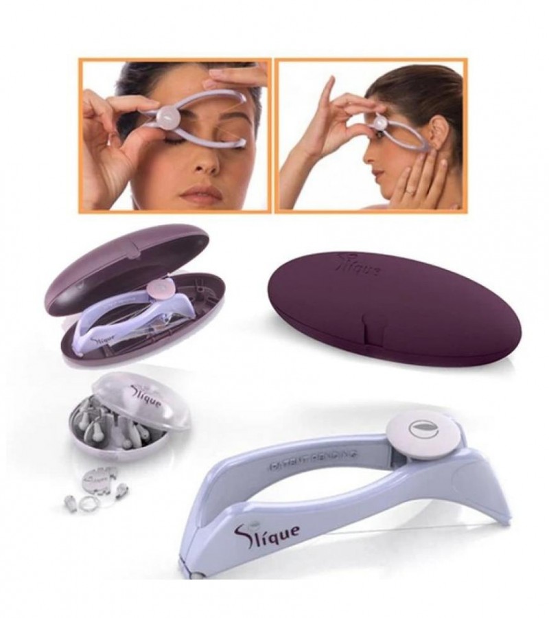 Silque Hair Threading Kit For Women - Purple