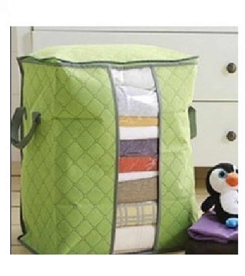 Storage Folding Laundry Bag - Green